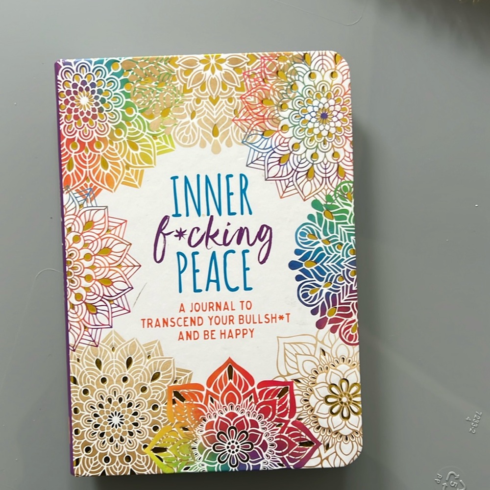 Inner f*cking peace - journal to transcend the bullshit - new - never used